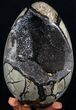 Septarian Dragon Egg Geode - Crystal Filled #37366-1